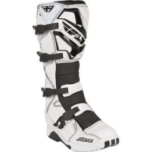  2012 FLY RACING KINETIC BOOTS (WHITE): Automotive