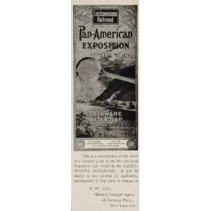   Ad Pan American Exposition Lackawanna Railroad   Original Print Ad