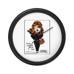  Give Me Leopard or Funny Wall Clock by 