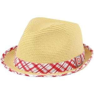  Ohio State Buckeyes Straw Fedora Hat: Sports & Outdoors
