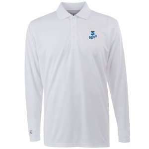  Kansas City Royals Long Sleeve Polo Shirt (White) Sports 