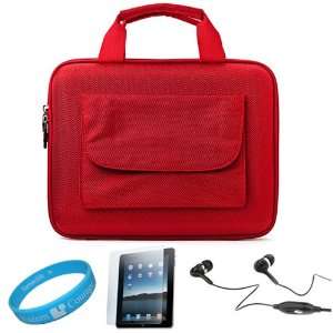  SumacLife Red Nylon Protective Hard Cube Carrying Case 
