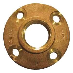 com Red Brass Fittings Class 125 Flange, 1/2 x 3 1/2 In L, Red Brass 
