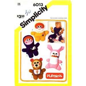   Crafts Sewing Pattern Playskool Finger Puppets Arts, Crafts & Sewing