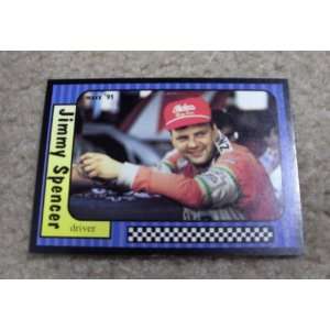  1991 Maxx Jimmy Spencer # 98 Nascar Racing Card Sports 