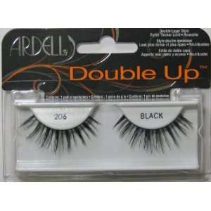  Ardell Double Up #206 False Eyelashes, Black Beauty