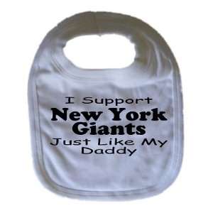  New York Giants Bib Funny Bib Personalized Bib: Baby