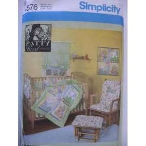  Simplicity 4576 sewing pattern makes Nursery bedding and 