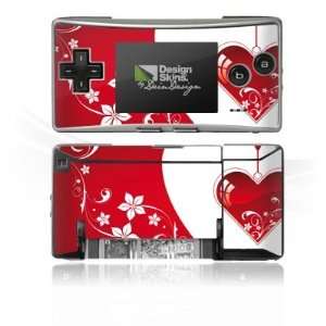   for Nintendo Gameboy Micro   Christmas Heart Design Folie Electronics