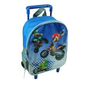   11 Inch Mini Rolling Backpack with Micro Silk Art Toys & Games