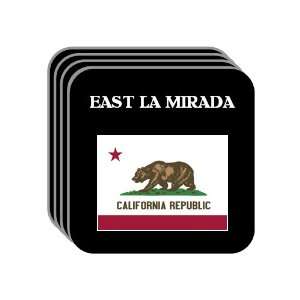 US State Flag   EAST LA MIRADA, California (CA) Set of 4 Mini Mousepad 
