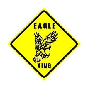  EAGLE CROSSING sign * street endangered bird: Home 