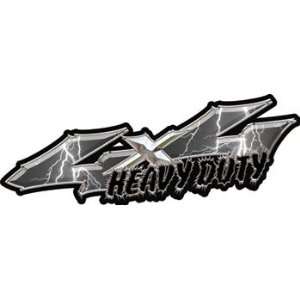   Series 4x4 Heavy Duty Truck Decals in Lightning Gray: Automotive