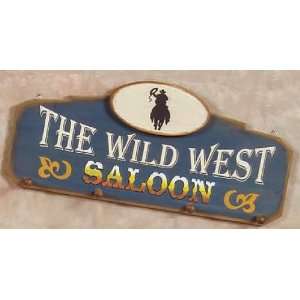  Wild West Saloon Rustic Wood Hat Rack