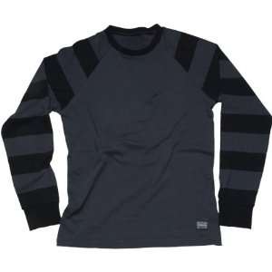  Electric Milton Mens Long Sleeve Racewear Shirt   Black 