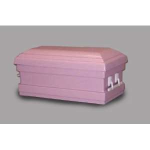   Pet Casket   air and water tight   17  Pink with white hardware Pet