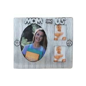  3 Slots Mom & Us Pewter Picture Frame