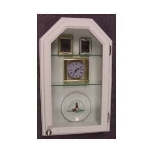   Solid Wood Recessed in the wall Curio Cabinet, 36H, multiple colors