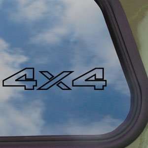  4X4 Offroad Black Decal Car Truck Bumper Window Sticker 