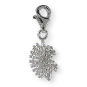    MELINA Charms clip on pendant hedgehog sterling silver 925 Jewelry