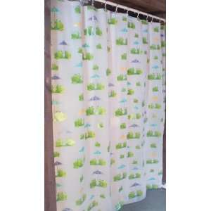  Frogs Vinyl Shower Curtain: Home & Kitchen