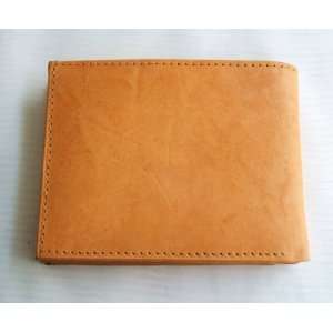  Gold Tan Leather Wallet