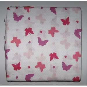   Kids Pink and Purple Butterflies Twin Sheet Set: Everything Else
