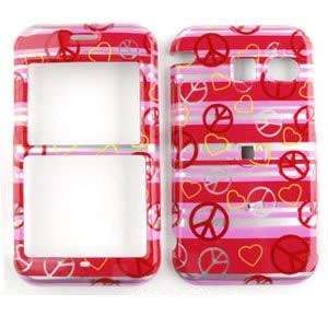  SANYO 2700 Transparent Design Peace Signs and Hearts on 