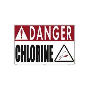  Danger Chlorine Sign 5007Ws1812E Patio, Lawn & Garden