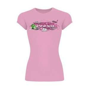   Kyle Busch Ladies Susan G. Komen Pink T Shirt   Kyle Busch 2 XLarge