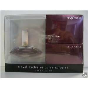 Calvin Klein Euphoria Woman Eau De Parfum Purse Spray 3*15ml New in 