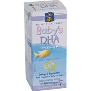  Nordic Naturals Babys DHA w/Vitamin D3, 2 Ounce Health 
