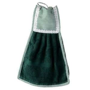 100% Cotton Basin Towel  Light and Dark Green: Everything 
