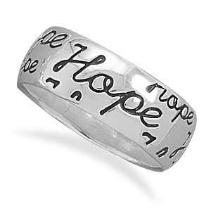  Sterling Silver Hope Band   Size 9 West Coast Jewelry Jewelry
