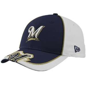  New Era Milwaukee Brewers White Nopus Adjustable Hat 