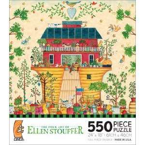  The Bird House   550 Piece Puzzle: Toys & Games