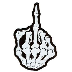 Middle Finger Reflective Patch