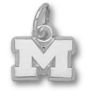  Marshall Thundering Herd M 1/4 Charm   Sterling Silver 