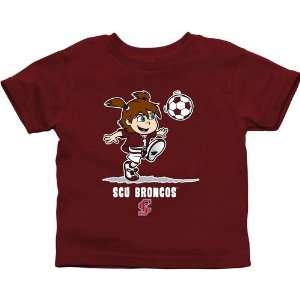  Santa Clara Broncos Toddler Girls Soccer T Shirt 