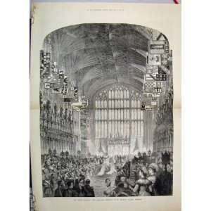 1882 Royal Wedding Ceremony St George Chapel Windsor 