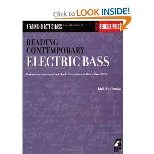   Electric Bass Guitar Technique [Paperback] Rich Appleman Books