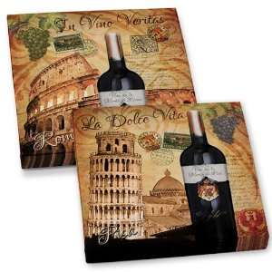  Ciao Italia Cocktail Napkins   Pack of 20 Kitchen 