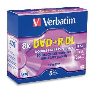   : Memorex 2.4x 8.5 GB Double Layer DVD+R Pack (3 Discs): Electronics