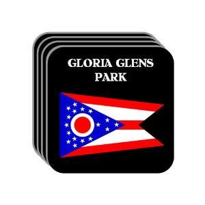  US State Flag   GLORIA GLENS PARK, Ohio (OH) Set of 4 Mini 
