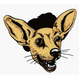  Chihuahua   Face Shot of Dog with Beret   Sticker / Decal 