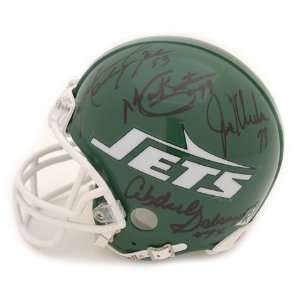  Sack Exchange (New York Jets) Football Mini Helmet: Sports 