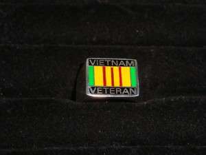 Vietnam veteran Sterling Silver Military Ring  