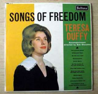 Teresa Duffy   Songs of Freedom   Rare Irish Folk LP Beltona Records 