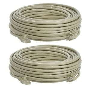  Cat5e Ethernet Cable   50 ft Gray   Gold Plated Contacts 