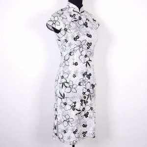   Party Cheongsam Floral Mini Dress Available Sizes 0, 2, 4, 6, 8, 10